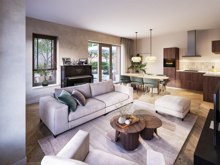 Elzenkwartier Deurne • Interieurimpressie hoekappartement